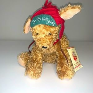 ☀️4/$15 Sale☀️ 2002 Hallmark Buddy Hollyday plush with tags
